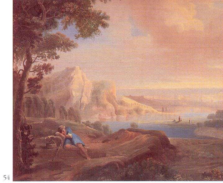 Paysage, Charles Natoire, 18e siècle