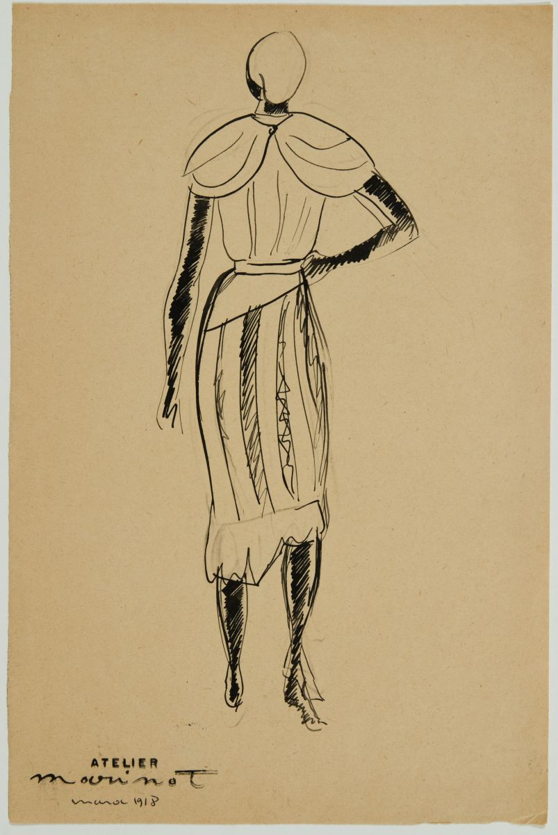 Au Maroc: femme noire de dos (titre inscrit)_0
