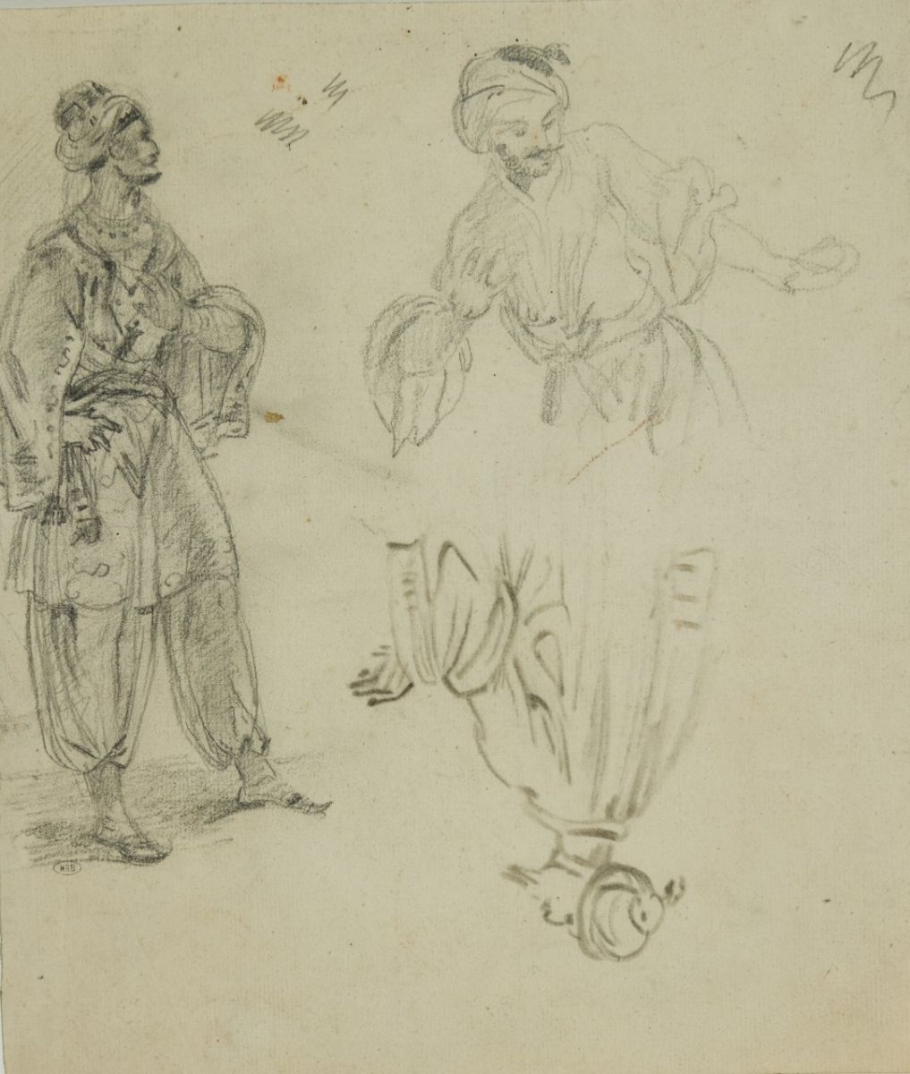 Etude d'homme en costume oriental_0