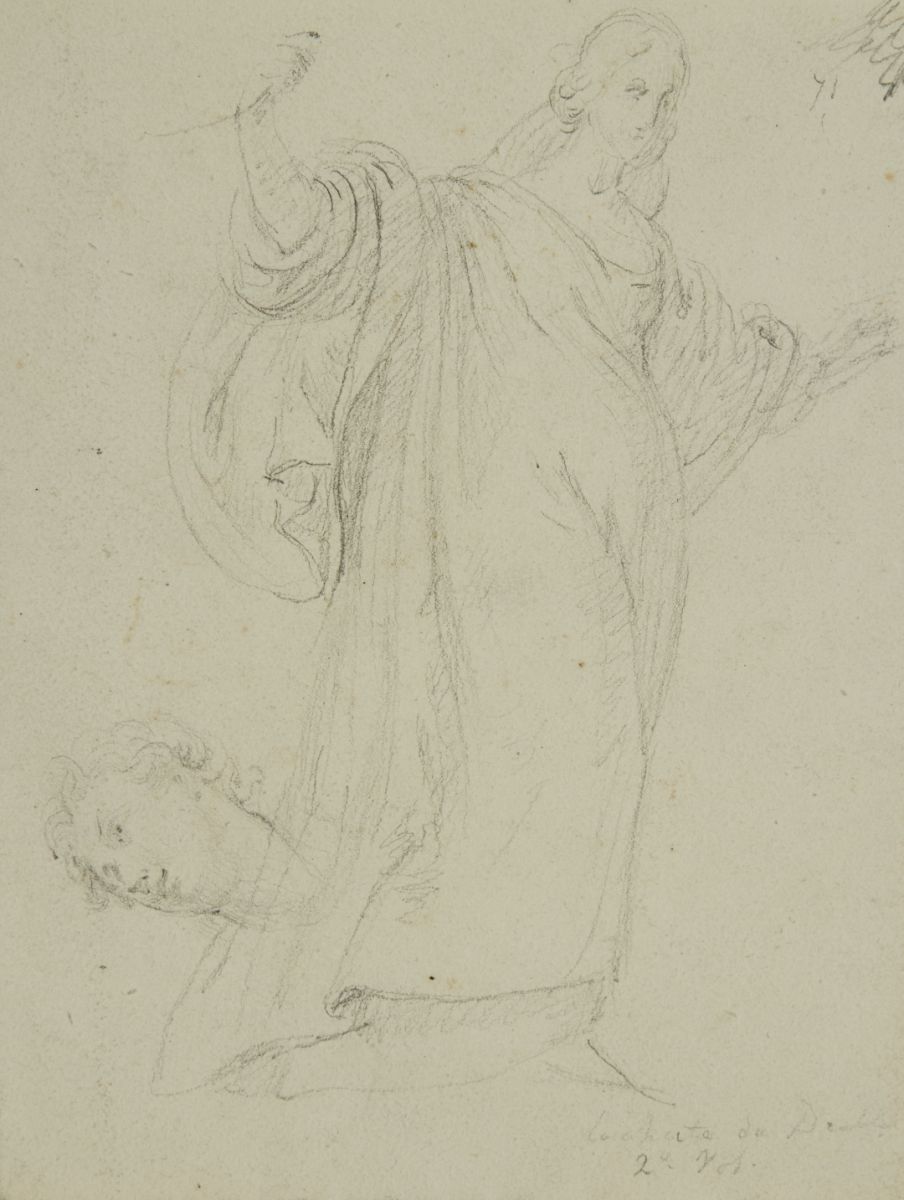 Femme au drapé les bras levés_0