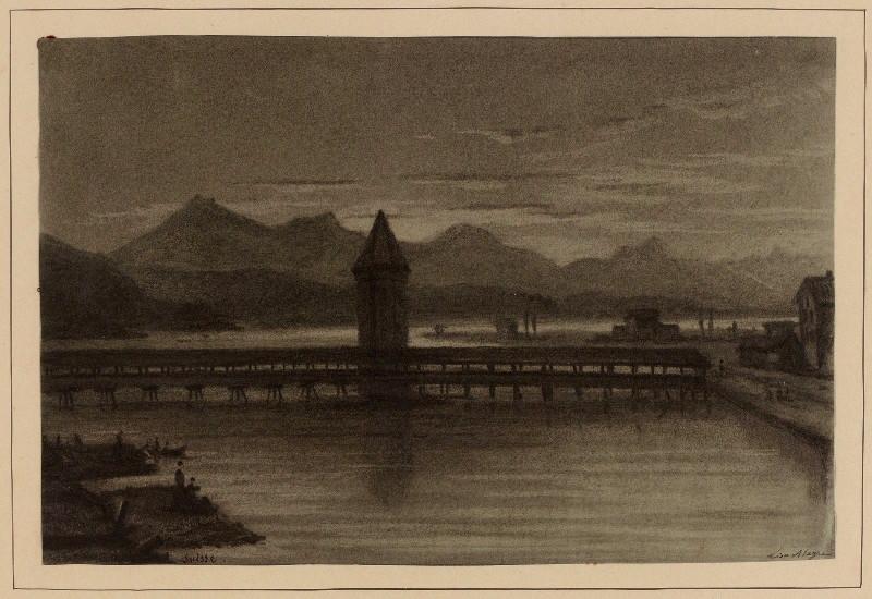 Lac suisse, Léon Alegre, 19e siècle