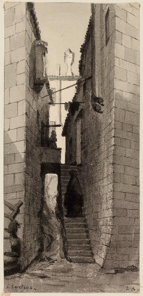 A Sartène, Léon Alegre, 19e siècle