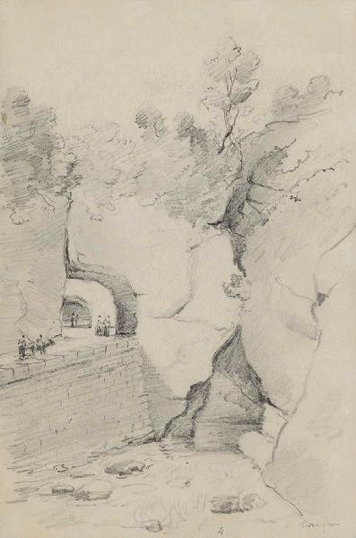 Les Grands Goulets - la baraque, Léon Alegre, 1857
