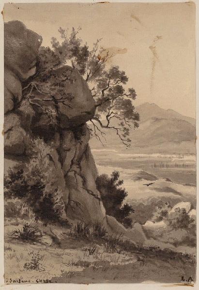 A Sartène, Corse, Léon Alegre, 19e siècle
