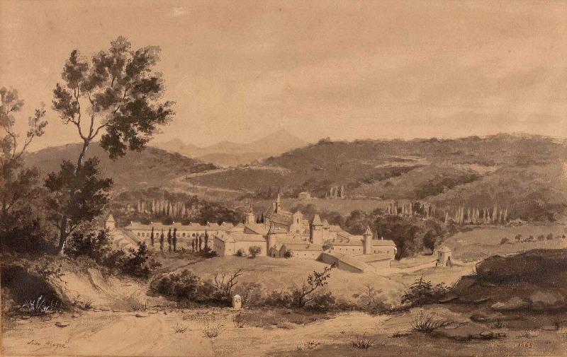 La Chartreuse de Valbonne, Léon Alegre, 19e siècle