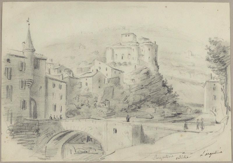 Largentière - Ardèche, Léon Alegre, 19e siècle