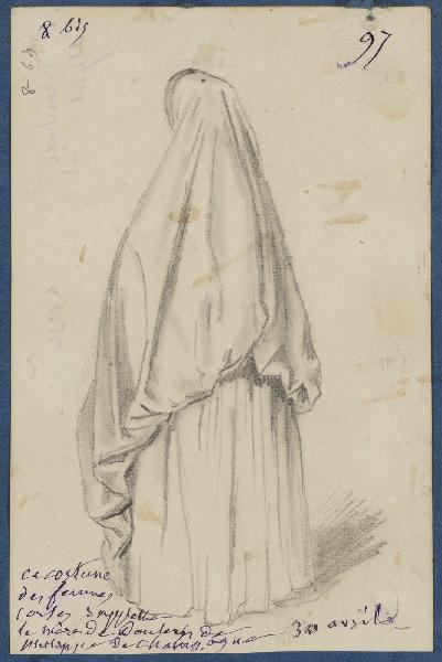 Costume de femme corse, Léon Alegre, 19e siècle