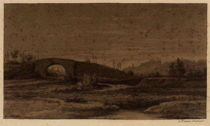 A Piolenc, Vaucluse, Léon Alegre, 19e siècle