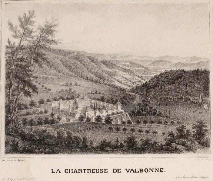 La Chartreuse de Valbonne, Léon Alegre, 19e siècle