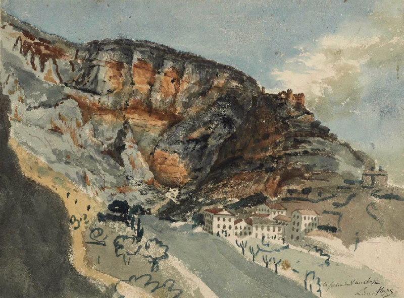 La Fontaine de Vaucluse, Léon Alegre, 19e siècle