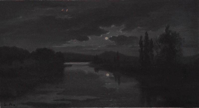 Pleine lune, Léon Alegre, 19e siècle