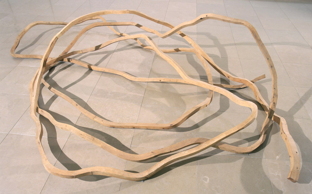 Sec, équarri-abouté en ligne courbe, Toni Grand, 1976
