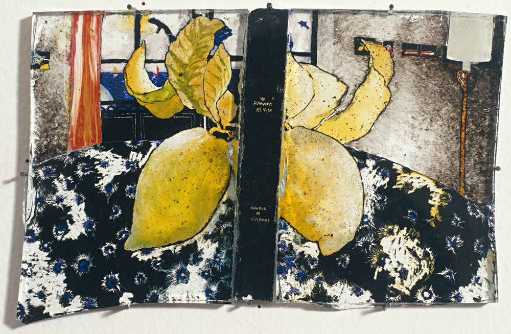 Nature morte, Couple de citrons, Philippe Favier, 1986