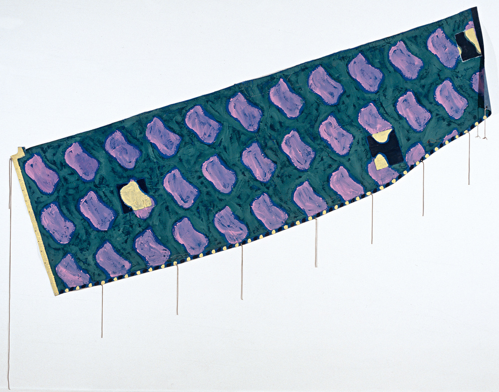 Taud de bateau, Claude Viallat, 1986