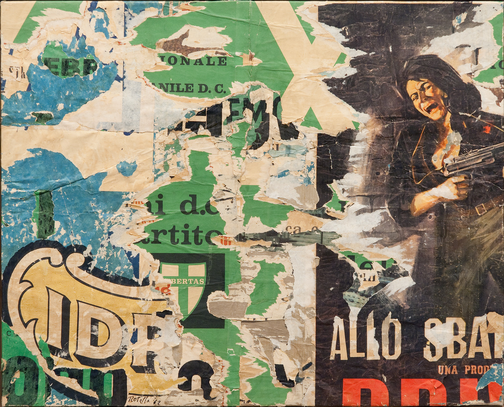 Libertas D.C., Mimmo Rotella, 1962
