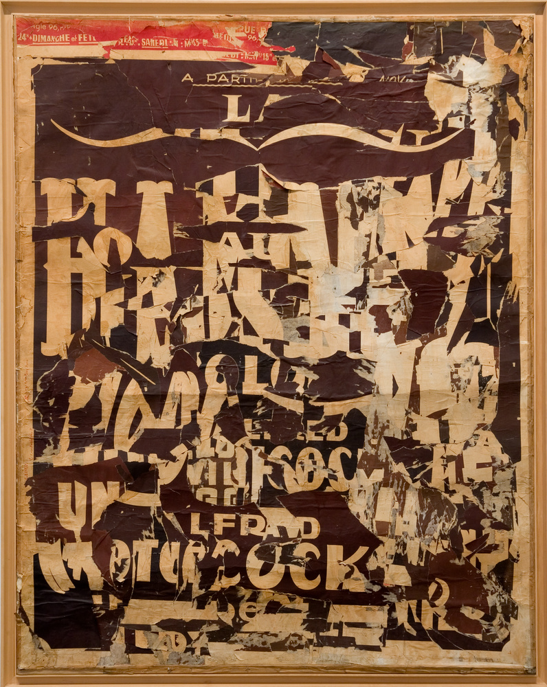 Rue Bourgeois, Jacques Villeglé, 1961