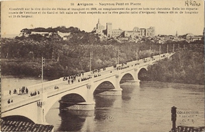 Villeneuve-lès Avignon : le pont de Villeneuve_0