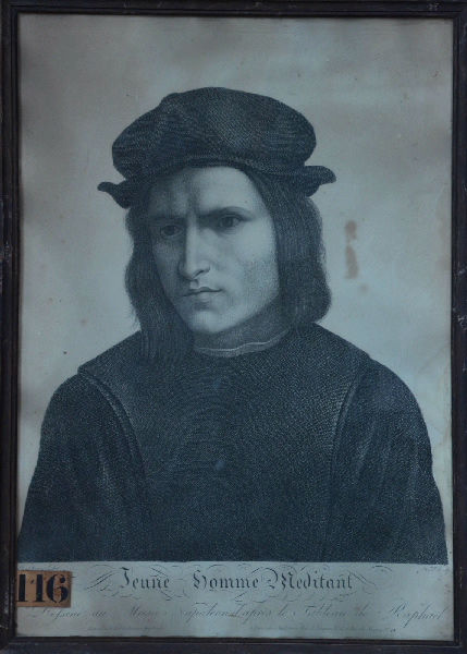 Jeune homme méditant, Noel
