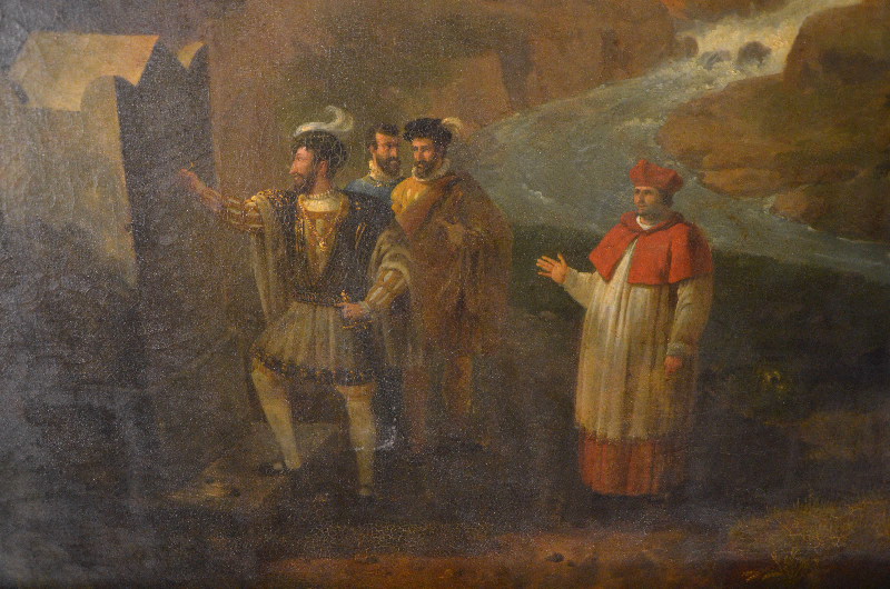 François 1er à la Fontaine de Vaucluse, Florent Fidèle Constant Bourgeois, 19e siècle