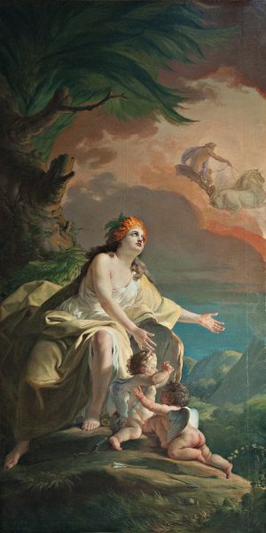Clytie métamorphosée en tournesol par amour pour Apollon_0