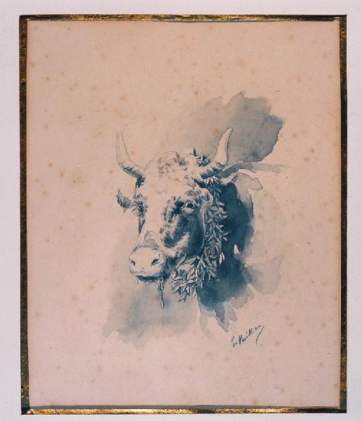 La vache malade ou le collier de pervenches [titre attribué]_0