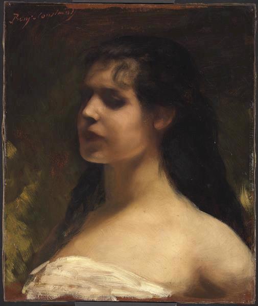 Portrait de femme, Benjamin-Constant, 2e moitié 19e siècle