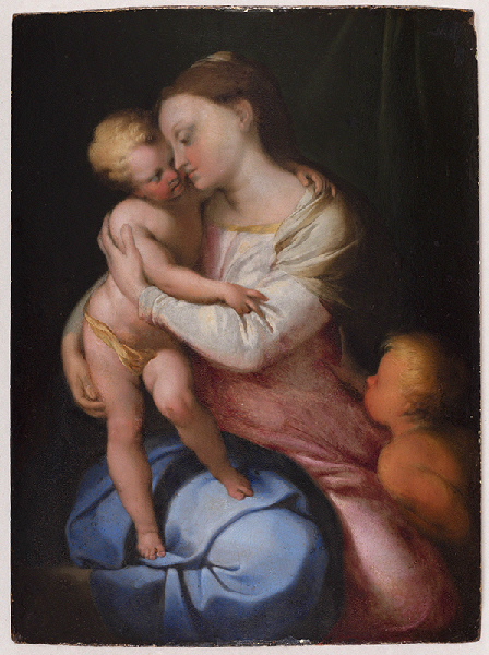 La Vierge, l'Enfant Jésus et saint Jean-Baptiste ; Vierge à l'Enfant et saint Jean, Lubin Baugin, 1641