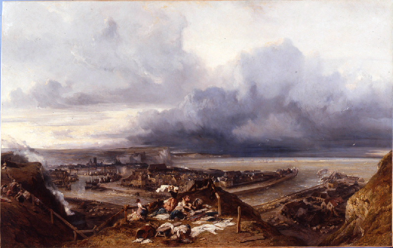 Vue de la ville et du port de Dieppe_0