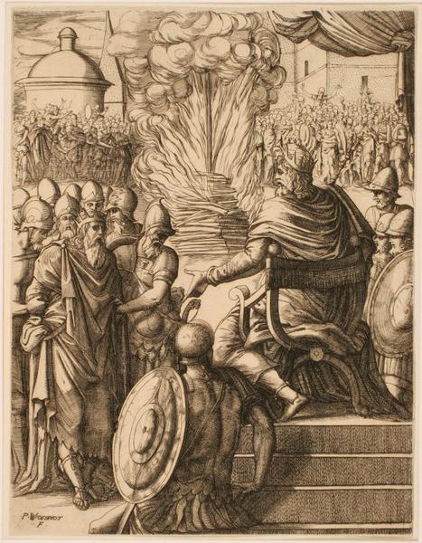 Phocas devant Héraclius_0