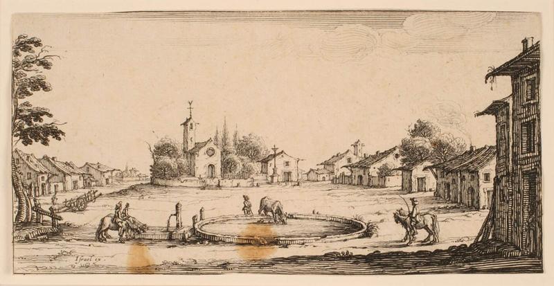 L'abreuvoir sur la place du village_0