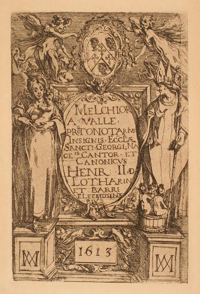 Ex-libris de Melchior de La Vallée_0