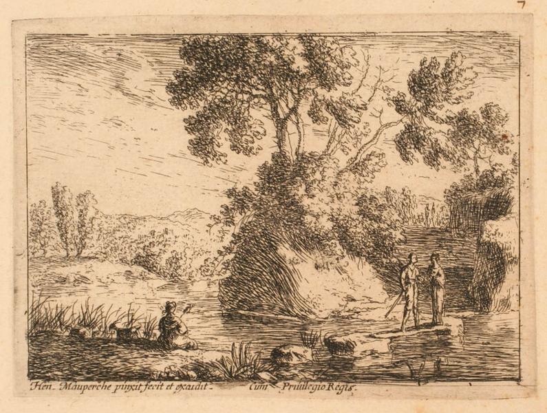Les Petits Paysages : Paysage à la bergère assise_0
