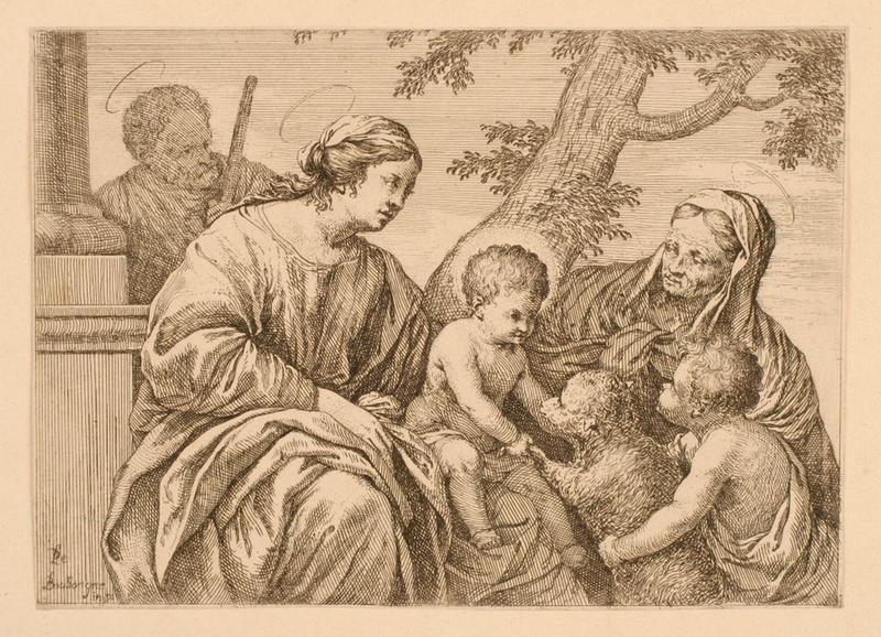 Sainte Famille à la colonne ; Sainte Famille avec saint Jean et sainte Elisabeth_0