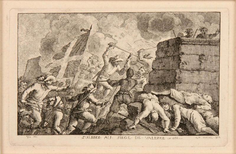 Suisses au siège de Valence en 1656_0