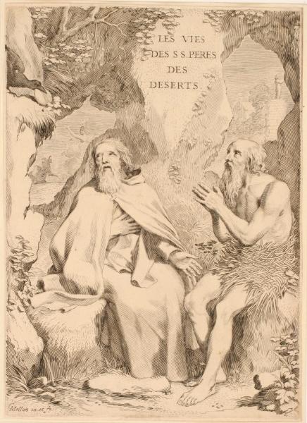 Titre-frontispice ; Saint Antoine et saint Paul_0