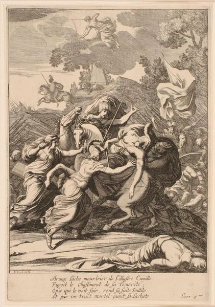 Mort de Camille, reine des Volsques_0