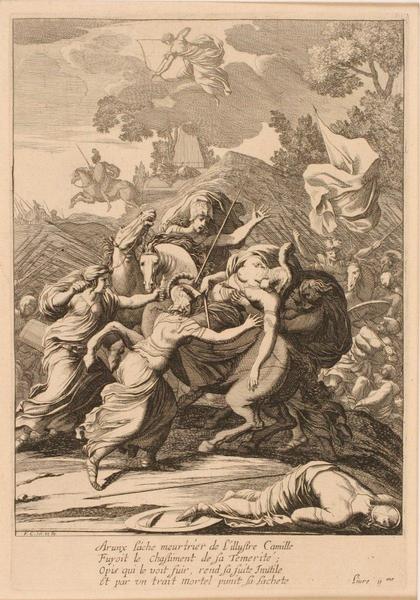 Mort de Camille, reine des Volsques_0