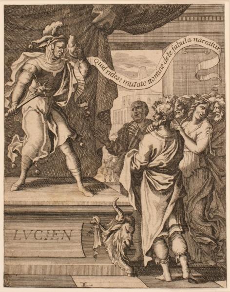 Frontispice ; Lucien sous la figure de Momus_0