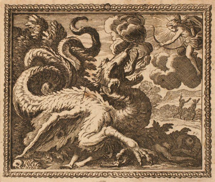 Les Métamorphoses d'Ovide : Apollon et le serpent Python_0