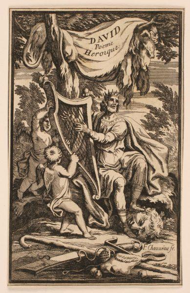Frontispice ; David jouant de la harpe_0