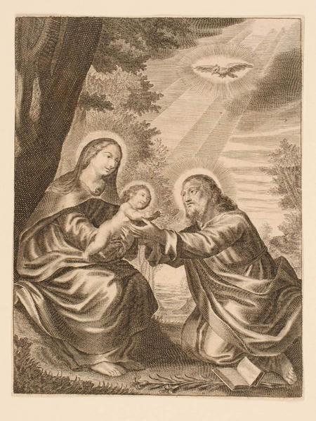Vierge mettant l'Enfant entre les bras de Joseph (Vignette en hauteur)_0