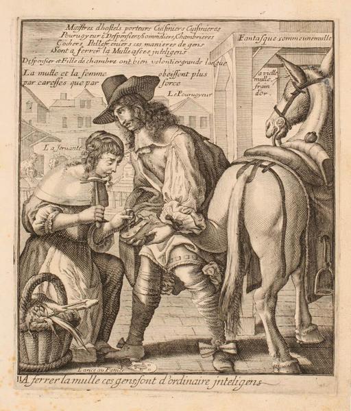 Livre des Proverbes (2e livre) : A ferrer la mulle ces gens ; sont d'ordinaire jnteligens_0
