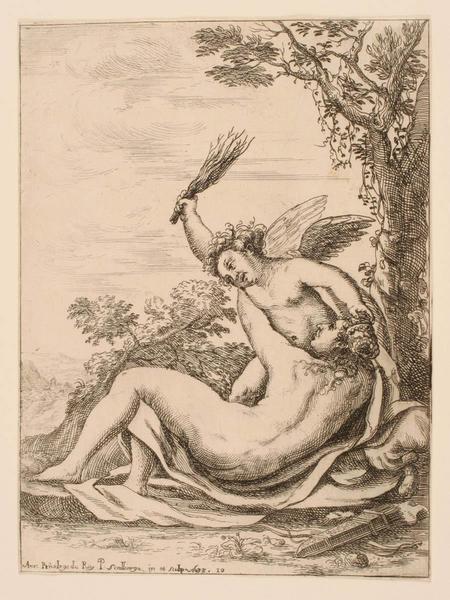 SCOLA D'AMORE (n°10) : Vénus fouettée par l'Amour, Pierre Scalberge, 1638