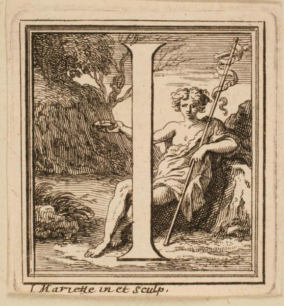 Lettrine I, Jean Mariette, 1743