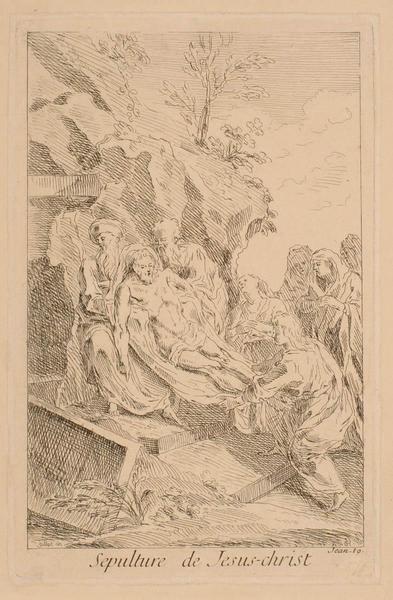 La Mise au tombeau, Gabriel Huquier, 1er quart 18e siècle