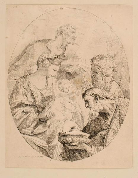 L'adoration des Rois, Charles Natoire, 18e siècle