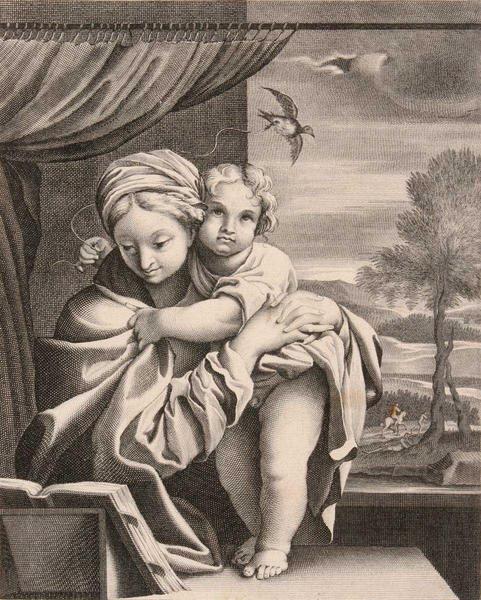La Vierge à l'Enfant au chardonneret_0