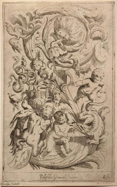Planche tirée des 'Disegni varii di Polifilo Zancarli', Odoardo Fialetti, 1ère moitié 17e siècle
