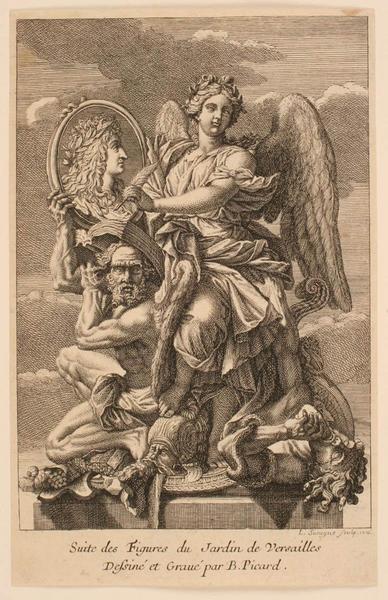 Frontispice de la Suite des figures du jardin de Versailles_0