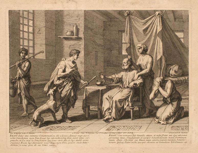 L'Histoire de Jacob : Esaü demandant la bénédiction_0